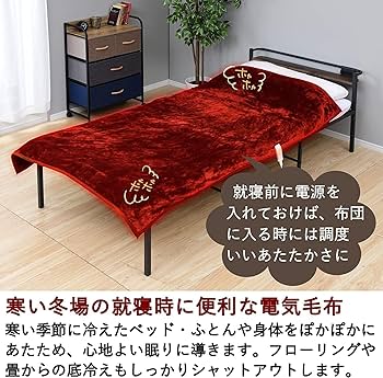 Amazon | [山善] 電気毛布 掛け 敷き 兼用 ホカロン 188×130cm 洗える